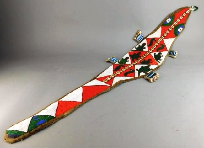 African Yoruba Bead Work Wall Hanging (1 of 7)