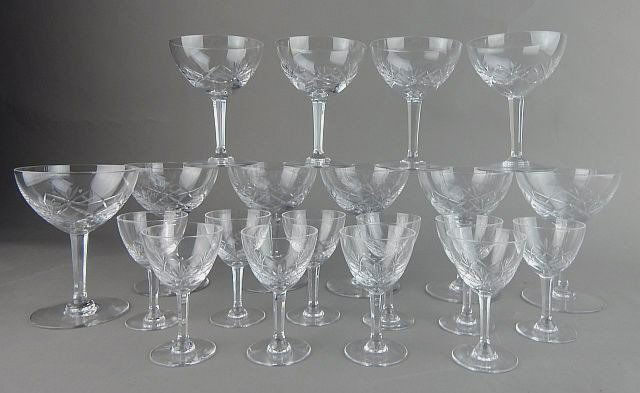 Baccarat Cordials and Champagne Stemware (1 of 4)