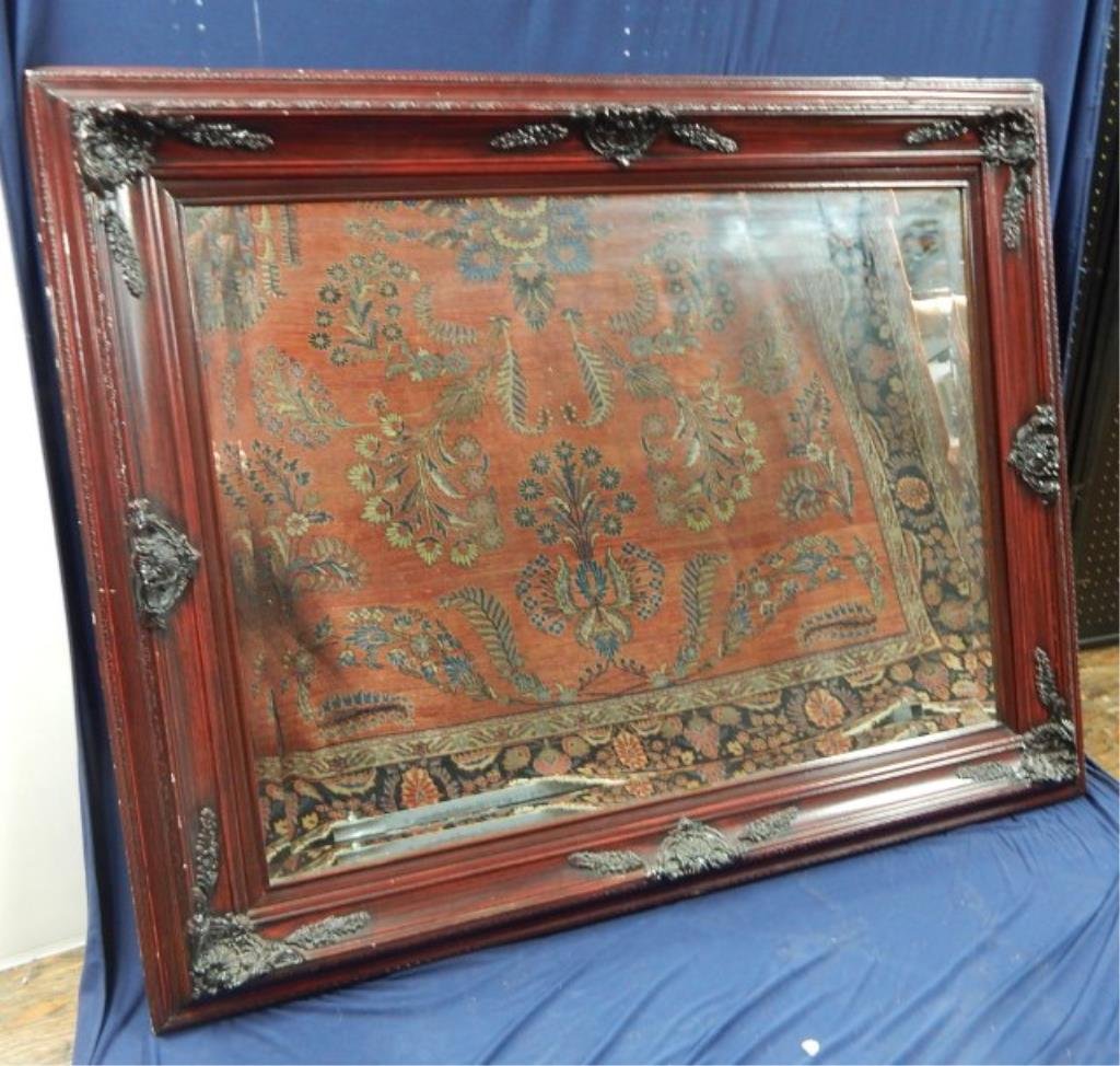 Large Decorative Framed Mirror (1 of 4)