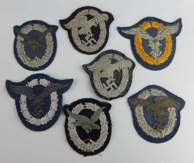 Seven German Luftwaffe Operational Badges (1 of 2)