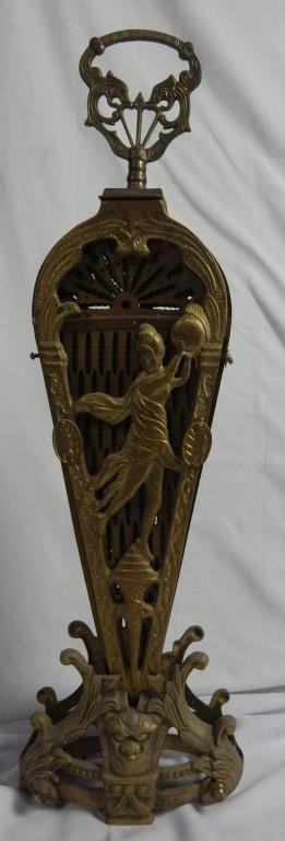 Brass Folding Fire Screen (1 of 2)