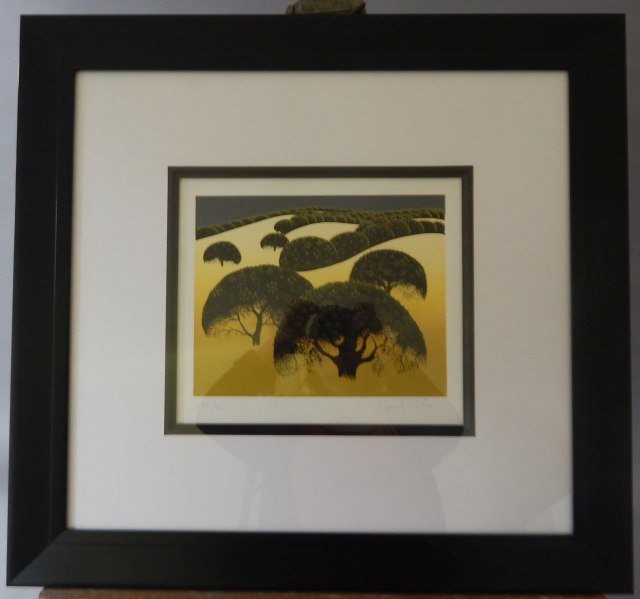 (5) Eyvind Earle "Santa Ynez Oaks I" (1 of 3)