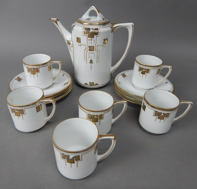 Nippon Hand Painted Demitasse Tea Set (1 of 8)