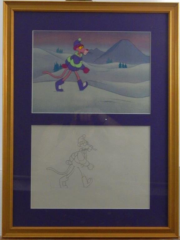 (283) United Artists " Pink Panther" Snowsuit (1 of 2)