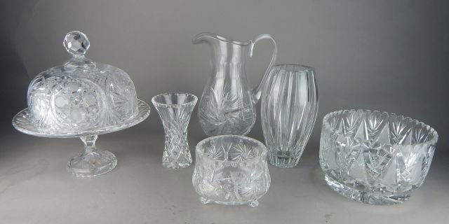 American Brilliant Cut Crystal Grouping (1 of 9)