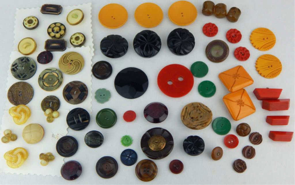 Vintage Bakelite and Celluloid Button Collection (1 of 7)