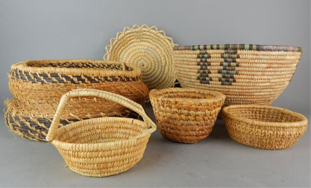 Six Hand Made Baskets (1 of 9)