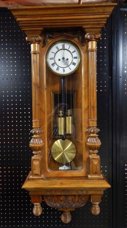 1870's 2 Weight Regulator 8-Day Clock (1 of 4)