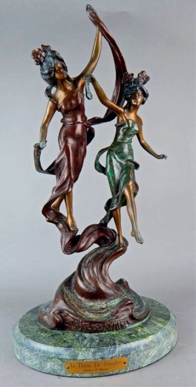 Modern Bronze "La Danse De Nymphes" Sculpture (1 of 6)