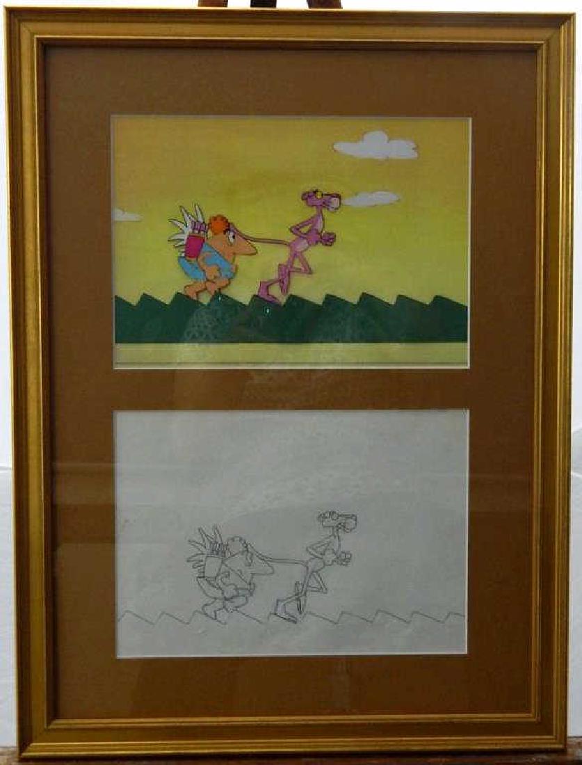 (245) United Artists "Pink Panther" Cel & Drawing (1 of 2)