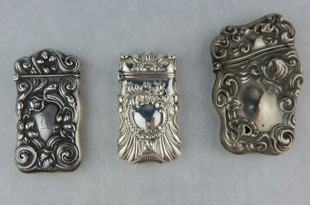 Sterling and Silver Match Safe Group (1 of 2)