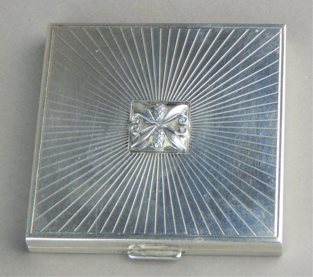 Georg Jensen Sterling Silver Compact (1 of 6)