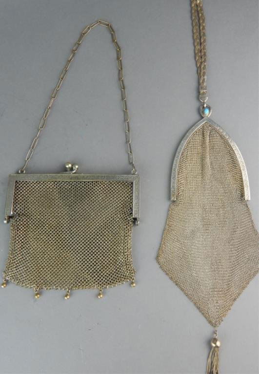 Two Sterling Silver Mesh Purses (1 of 5)