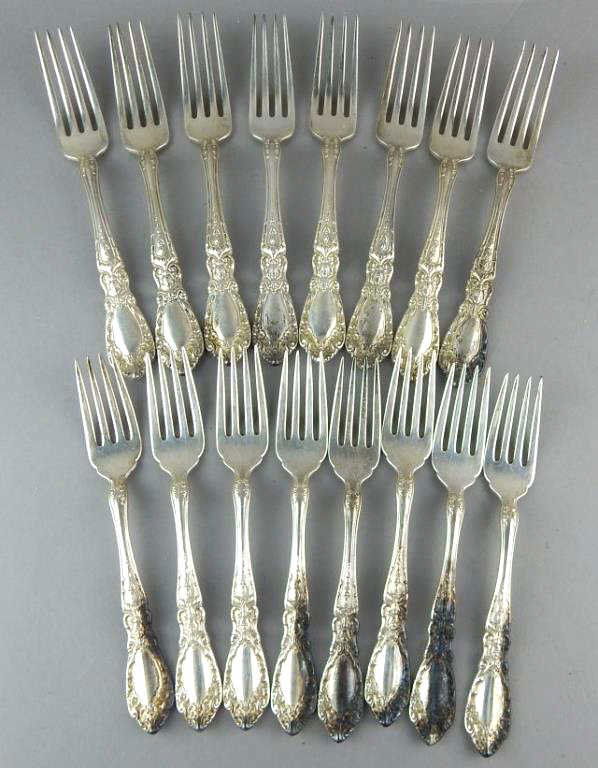 Prince Eugene Pattern Alvin Sterling Flatware (1 of 3)