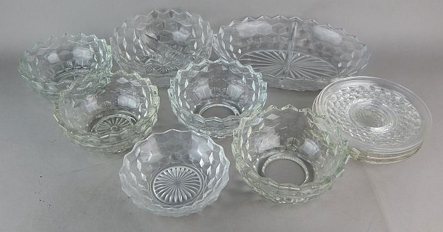 Vintage American Fostoria Glass Serving Bowls (1 of 8)