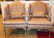 Pair of Lillian August fireside wingback chairs