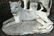 Grouping of 3 cut Vicenza stone lions & cubs - 3