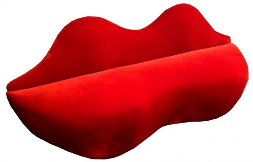 Red Lips Sofa After Salvador Dali Mae West