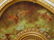 Oval gilt ceiling medallion with cherubs - 2