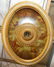 Oval gilt ceiling medallion with cherubs - 3