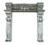 Belgian cut stone figural entry way