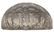 Antique cut stone arched panel dated 1911