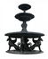 Cast iron 3-tier fountain with winged griffins