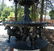 Cast iron 3-tier fountain with winged griffins - 3