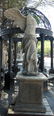 Cast Winged Victory statue on pedestal - 2