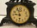 French painted mantel clock 2 horses - 3