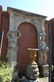 Figural stone arch with caryatids