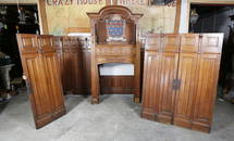 Oak Mantel and Paneling