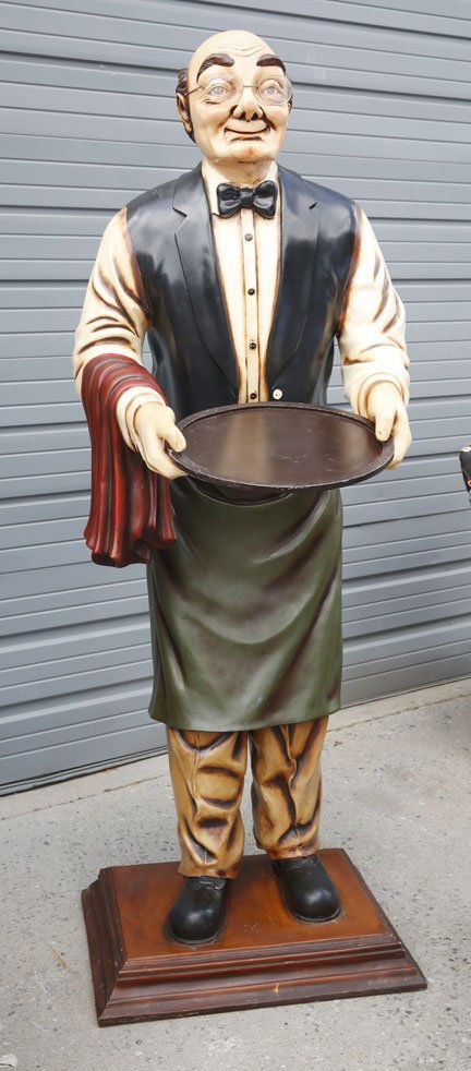 Waiter Statue