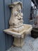 Cast stone wall fountain with 2 babies - 3