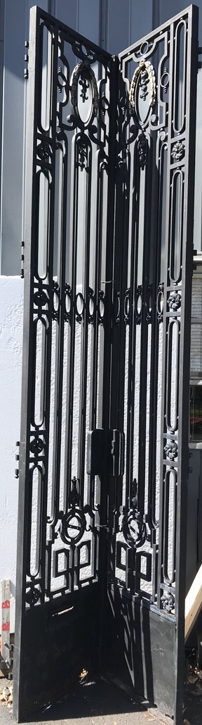 Pair of Tall Wrought Iron Gate Doors (1 of 4)