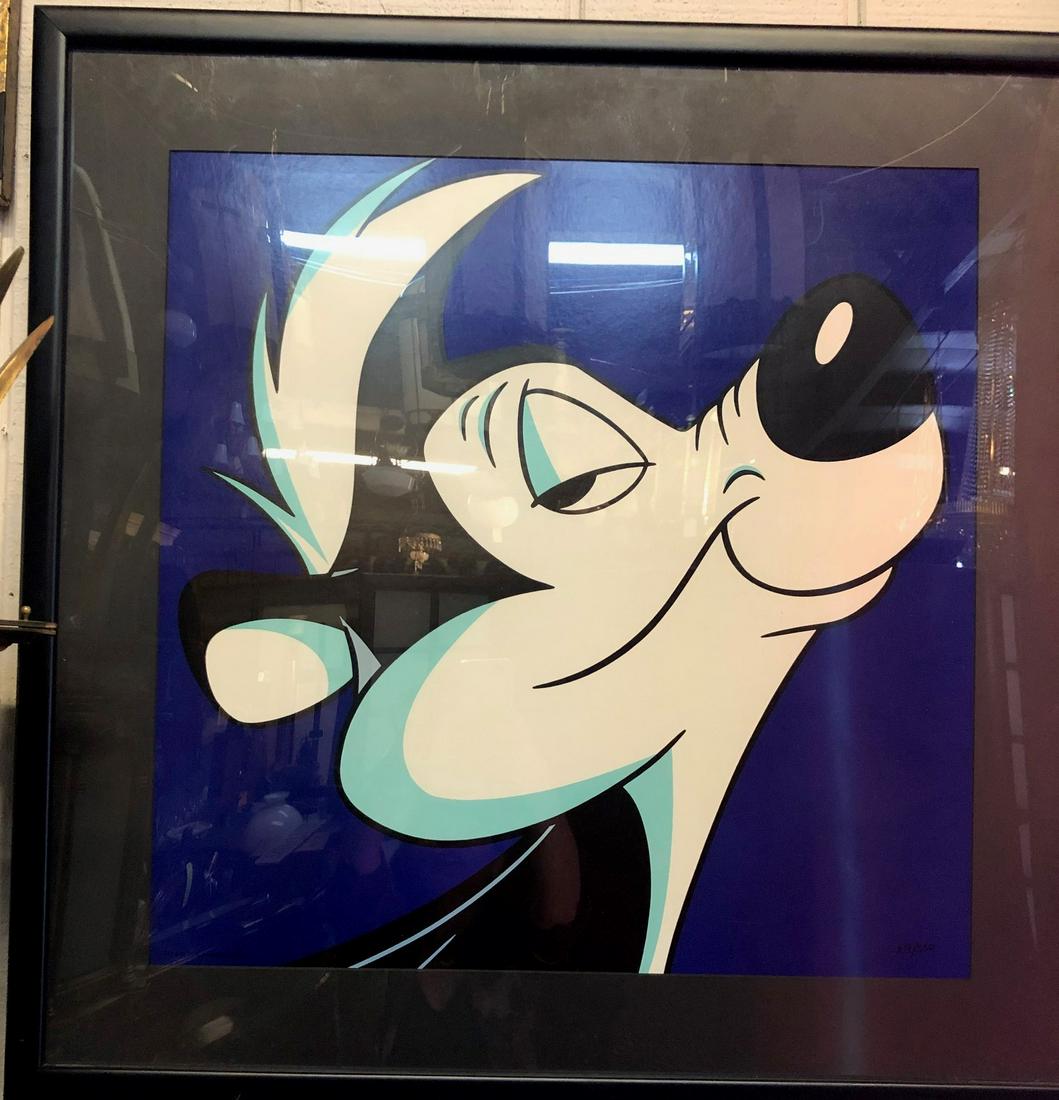 Pepe LePew framed Disney poster (1 of 1)