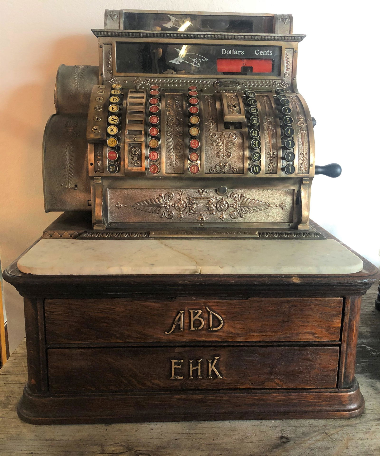 Vintage NCR Cash Register w 2 drawers (1 of 5)