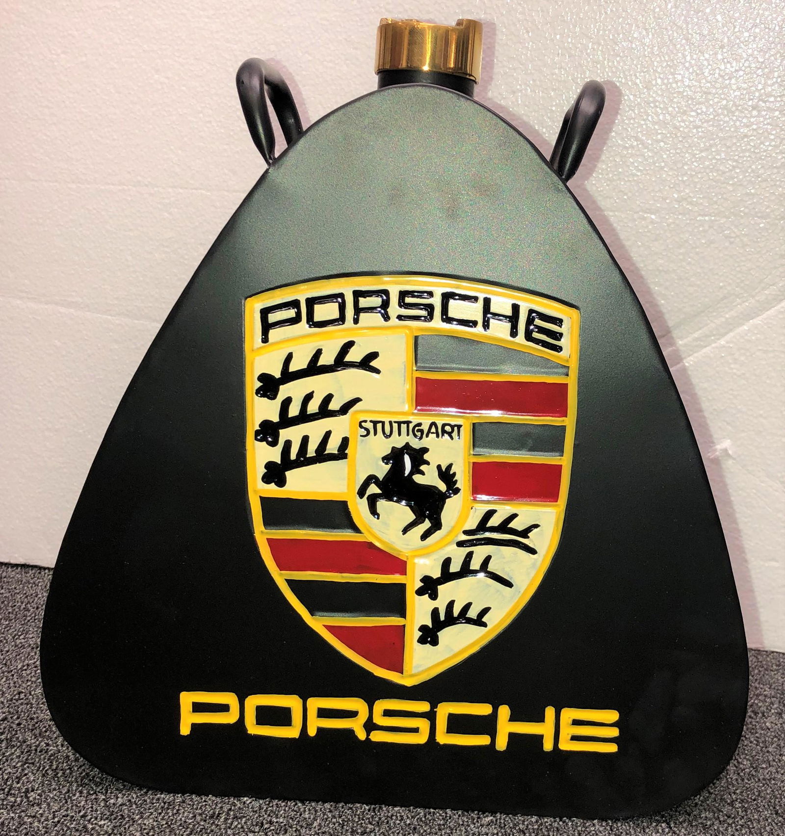 Oil Can with Porsche Logo (1 of 3)