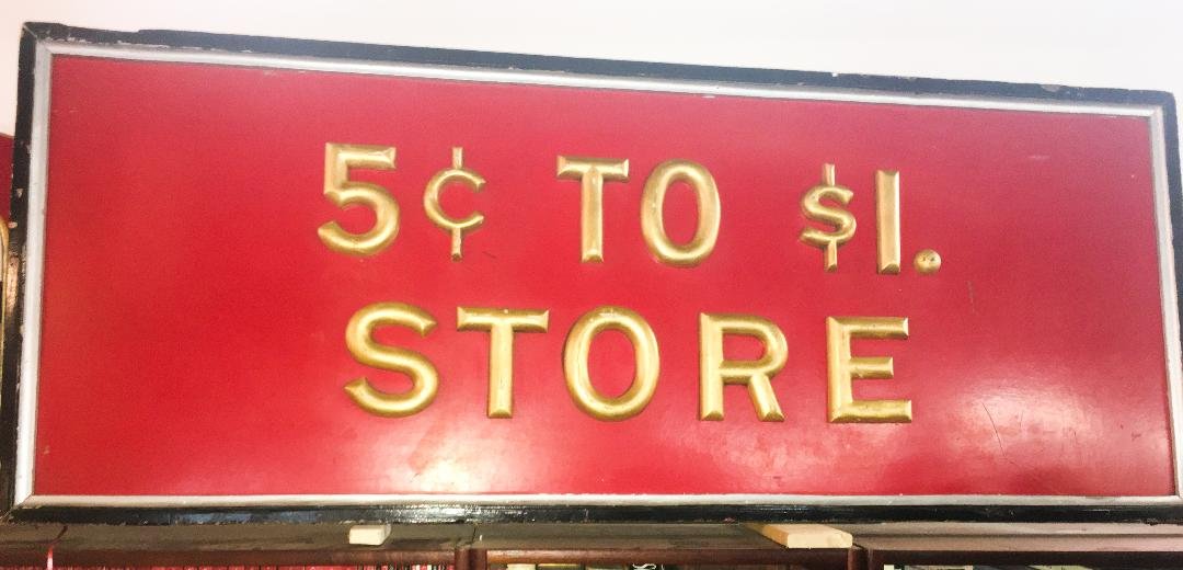 Original Kresge's Dime Store Sign (1 of 3)