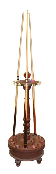 Very rare original Brunswick vintage cue rack: Very rare original Brunswick vintage cue rack. 4'H x 20"diameter