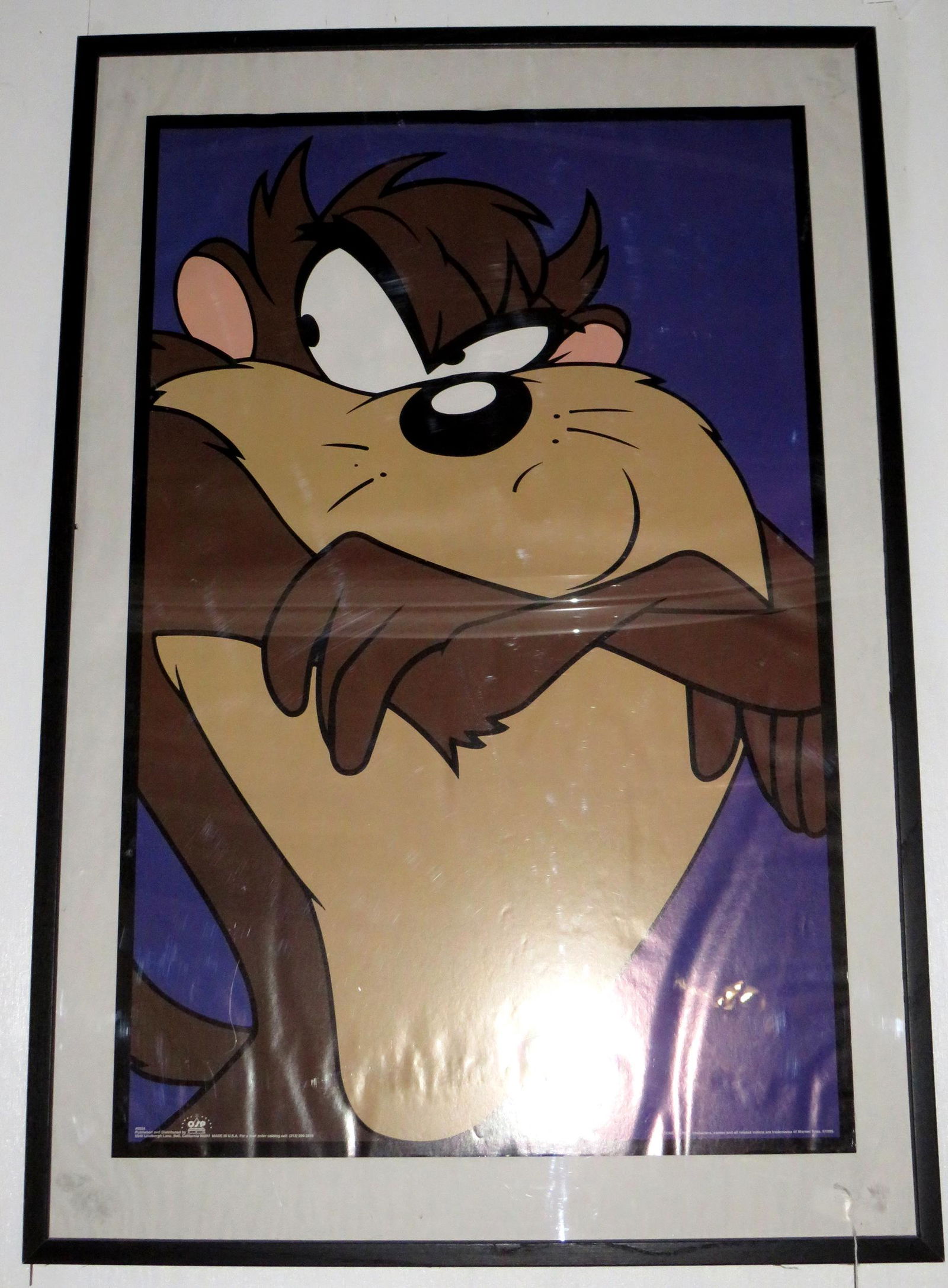 Framed Tazmanian Devil Poster (1 of 2)