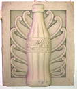 Coca Cola emblem in Stone
