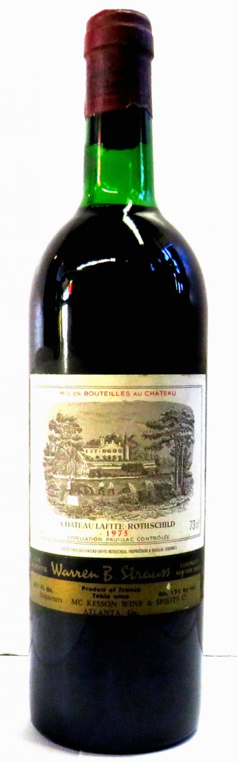 A Bottle of 1973 Chateau Lafite-Rothschild Pauillac (1 of 2)