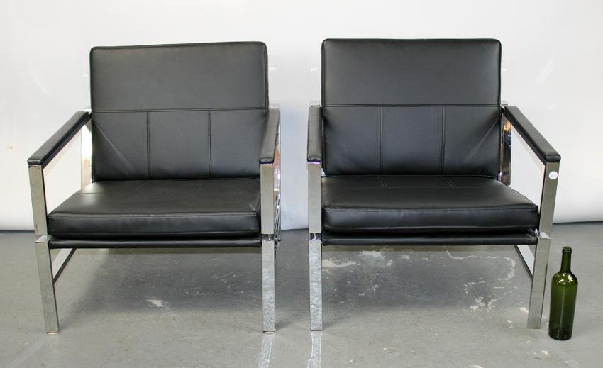 Pair Mid Century Modern style chairs (1 of 5)