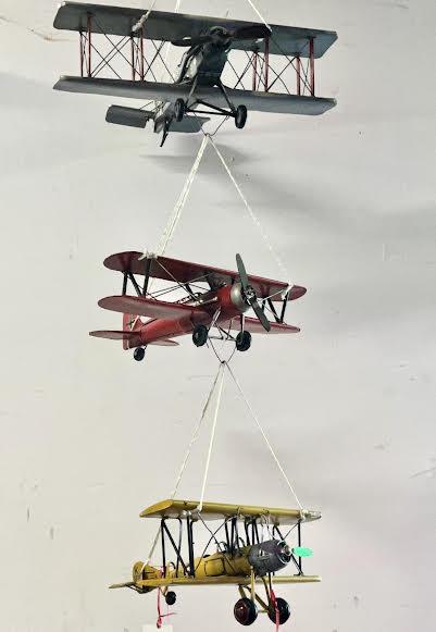 Set of 3 Model Biplanes (1 of 4)