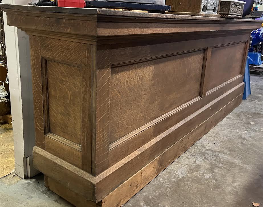 Tiger Oak Store Counter or Front Bar (1 of 2)