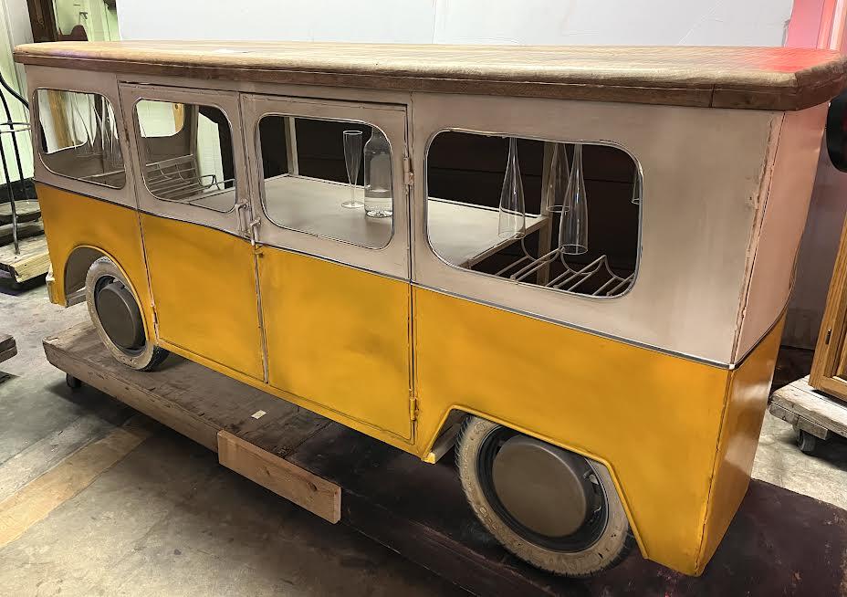 Sylized Home Bar in the Manner of a VW Bus (1 of 7)