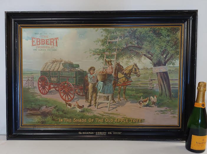 Hickman Ebbert Wagon Sign in Tin (1 of 3)
