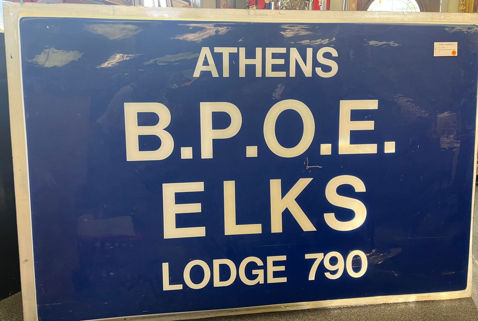 Elks Club Building Sign from Athens, GA (1 of 3)