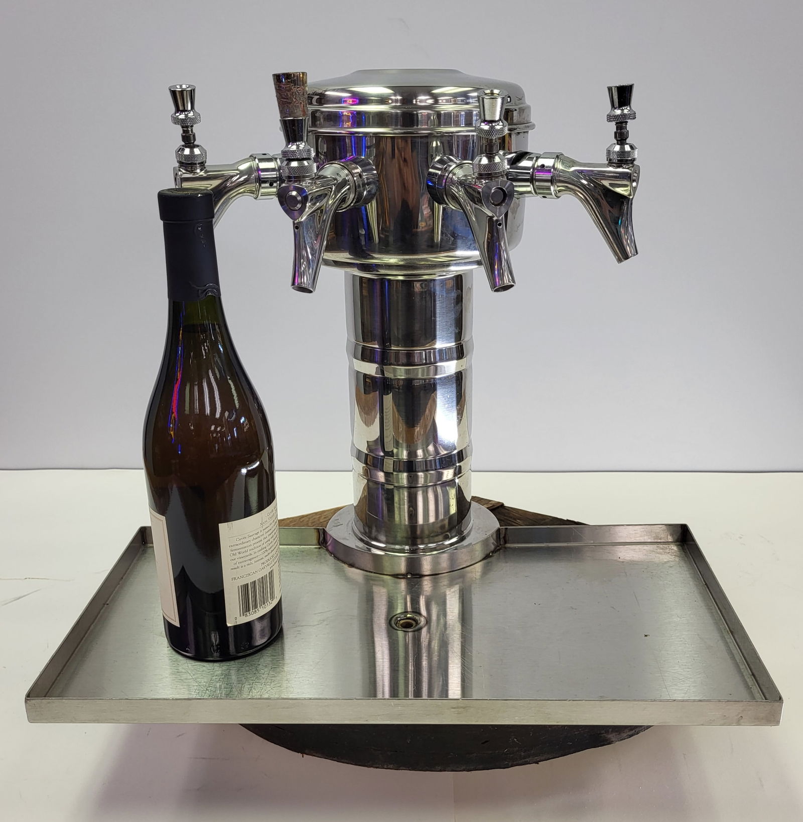 Polished Chrome 4 Tap Beer Dispencer (1 of 5)